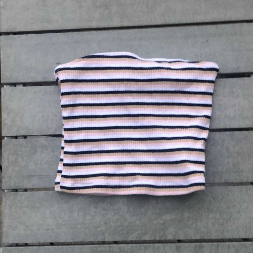 A fun striped tube top!!
